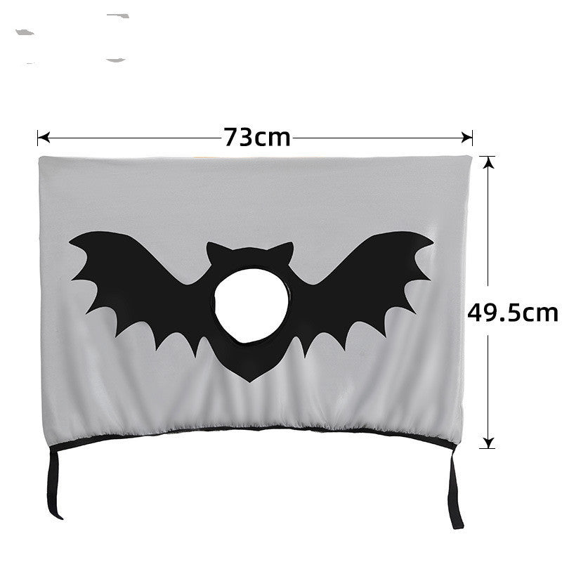 Halloween Car Window Curtain Sunshade Cover Pet Seat - 0 - Scribble Snacks