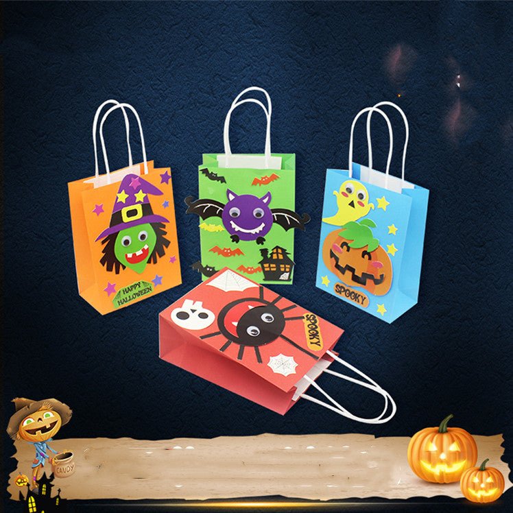 Halloween Cartoon DIY Begging Sugar Bag Handmade Material Bag - 0 - Scribble Snacks