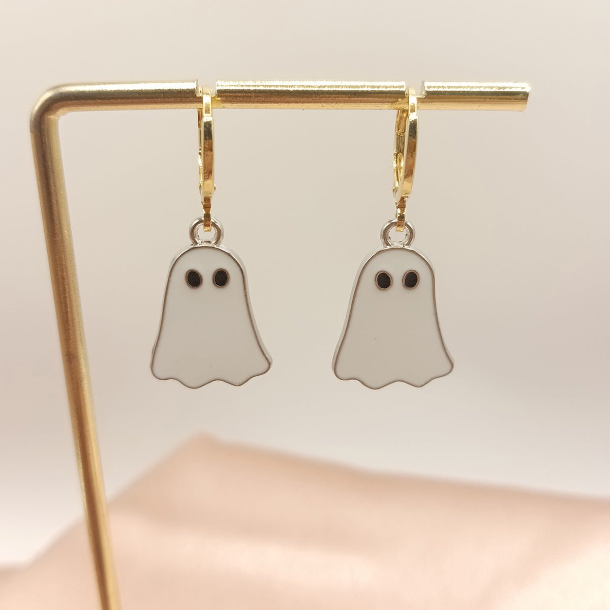 Halloween Cartoon Ghost Ear Clip - 0 - Scribble Snacks