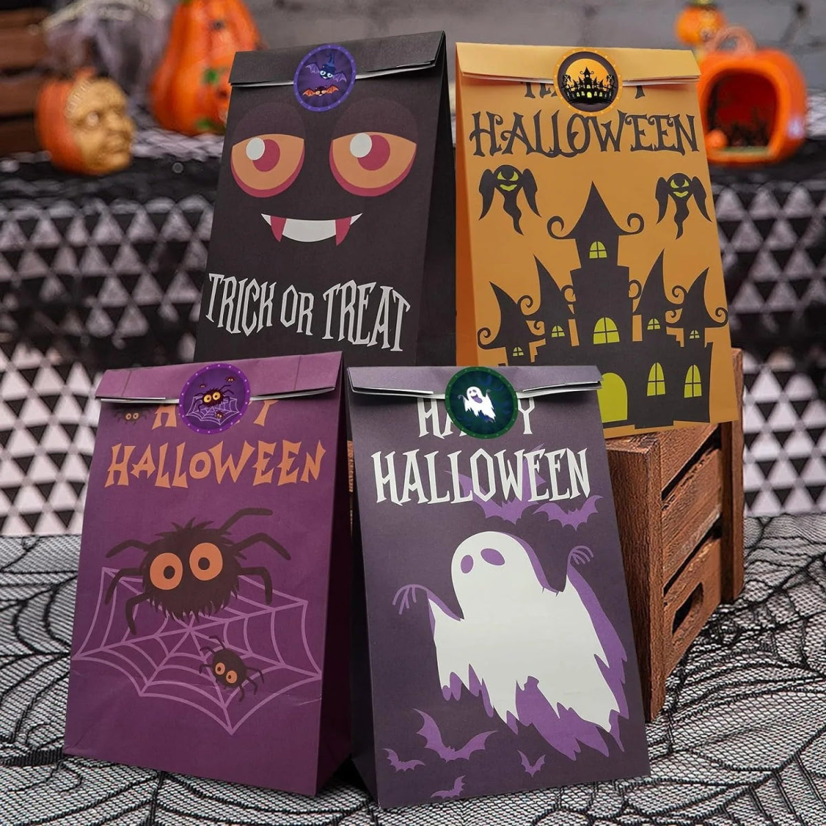 Halloween Cartoon Potion Stickers - Halloween - Stickers & Labels (including Scrapbooking, Wall Decals) - Scribble Snacks