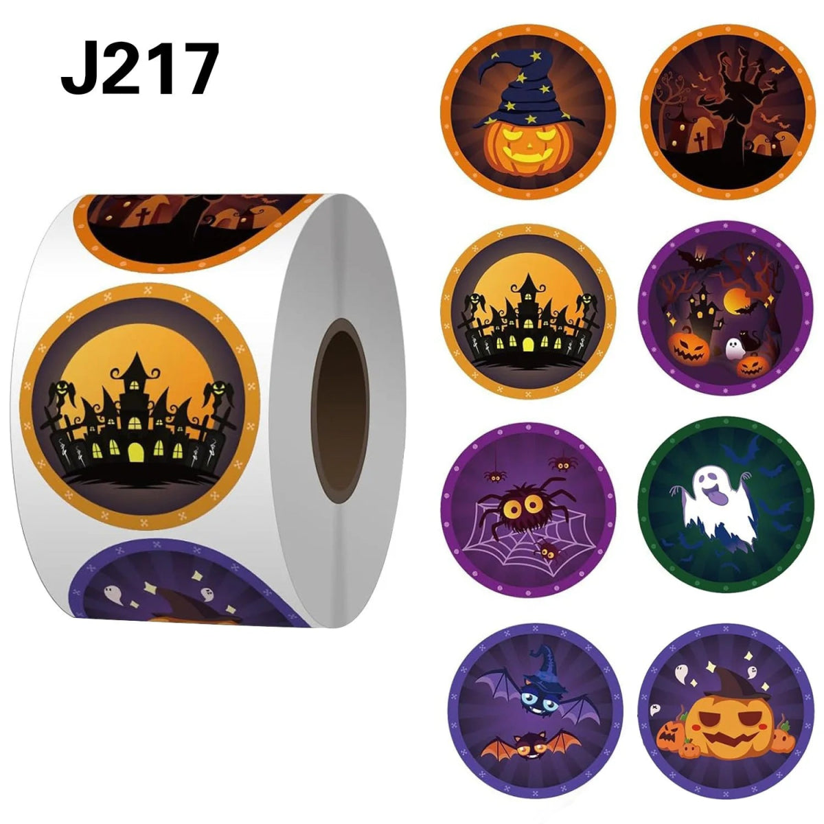 Halloween Cartoon Potion Stickers - Halloween - Stickers & Labels (including Scrapbooking, Wall Decals) - Scribble Snacks