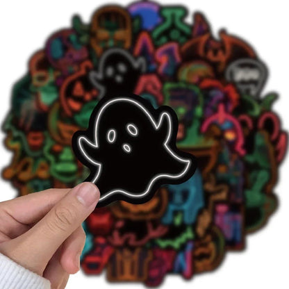 Halloween Cartoon Sticker Pack - Halloween - Stickers & Labels (including Scrapbooking, Wall Decals) - Scribble Snacks