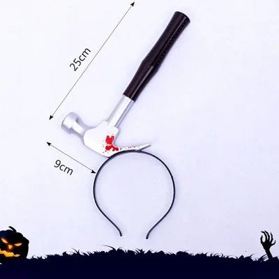 Halloween Carving Hair Fixer - Halloween - Haunted House Props (Bloody Cloth, Tombstones, Warning Tape) - Scribble Snacks