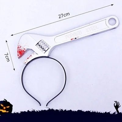 Halloween Carving Hair Fixer - Halloween - Haunted House Props (Bloody Cloth, Tombstones, Warning Tape) - Scribble Snacks