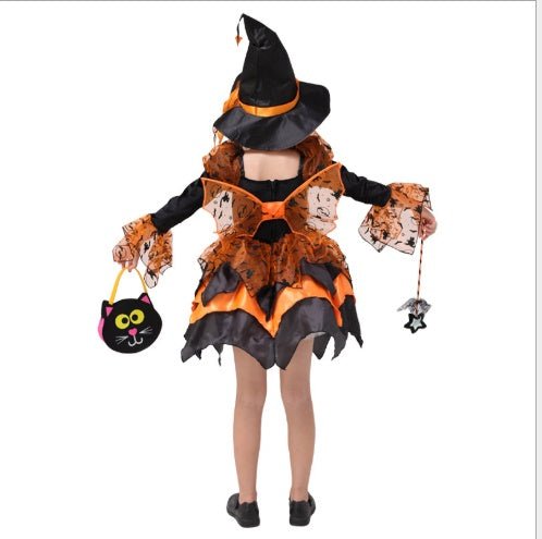 Halloween Children Costume Cosplay Witch Princess Dress - 0 - Scribble Snacks