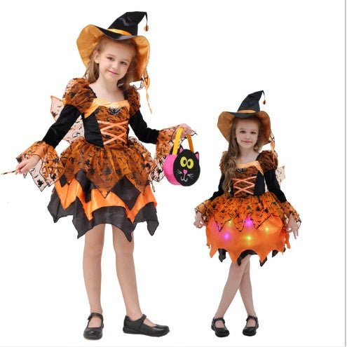 Halloween Children Costume Cosplay Witch Princess Dress - 0 - Scribble Snacks