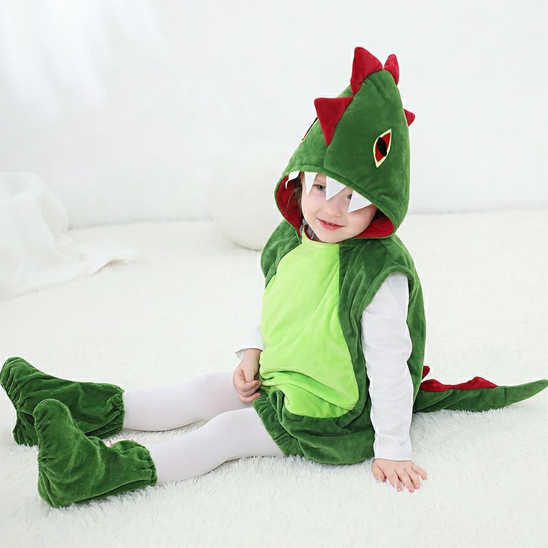 Halloween Children's Clothing Dinosaur Clothes Suit Children's Cute Clothing Kindergarten Cartoon Performance Boys And Girls - 0 - Scribble Snacks