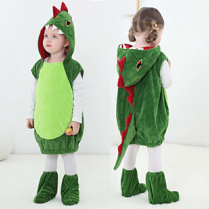 Halloween Children's Clothing Dinosaur Clothes Suit Children's Cute Clothing Kindergarten Cartoon Performance Boys And Girls - 0 - Scribble Snacks