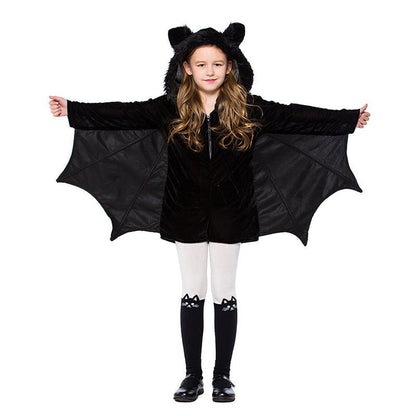 Halloween Children's Costume Black Bat Cosplay Costumes - 0 - Scribble Snacks