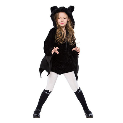 Halloween Children's Costume Black Bat Cosplay Costumes - 0 - Scribble Snacks