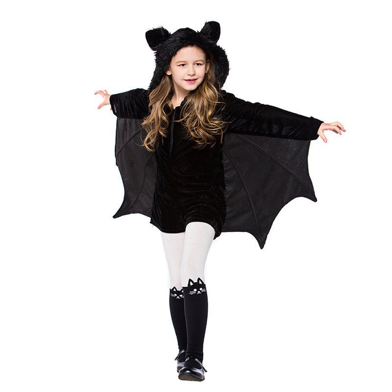 Halloween Children's Costume Black Bat Cosplay Costumes - 0 - Scribble Snacks