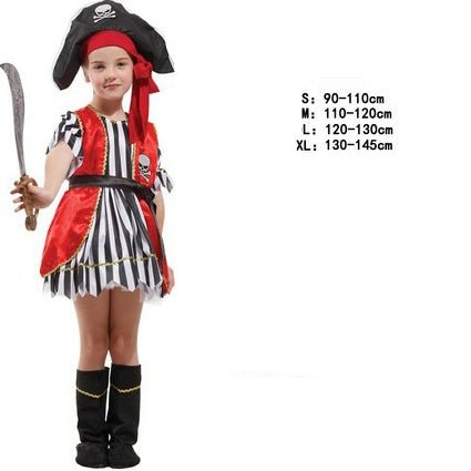 Halloween children's pirate costume - 0 - Scribble Snacks