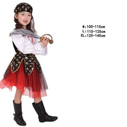 Halloween children's pirate costume - 0 - Scribble Snacks