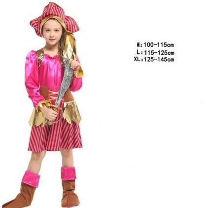 Halloween children's pirate costume - 0 - Scribble Snacks