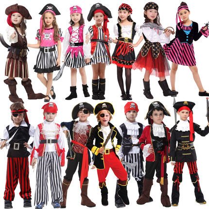 Halloween children's pirate costume - 0 - Scribble Snacks