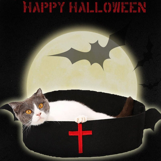 Halloween Christmas Horror Pet Cat Dog Bed - 0 - Scribble Snacks