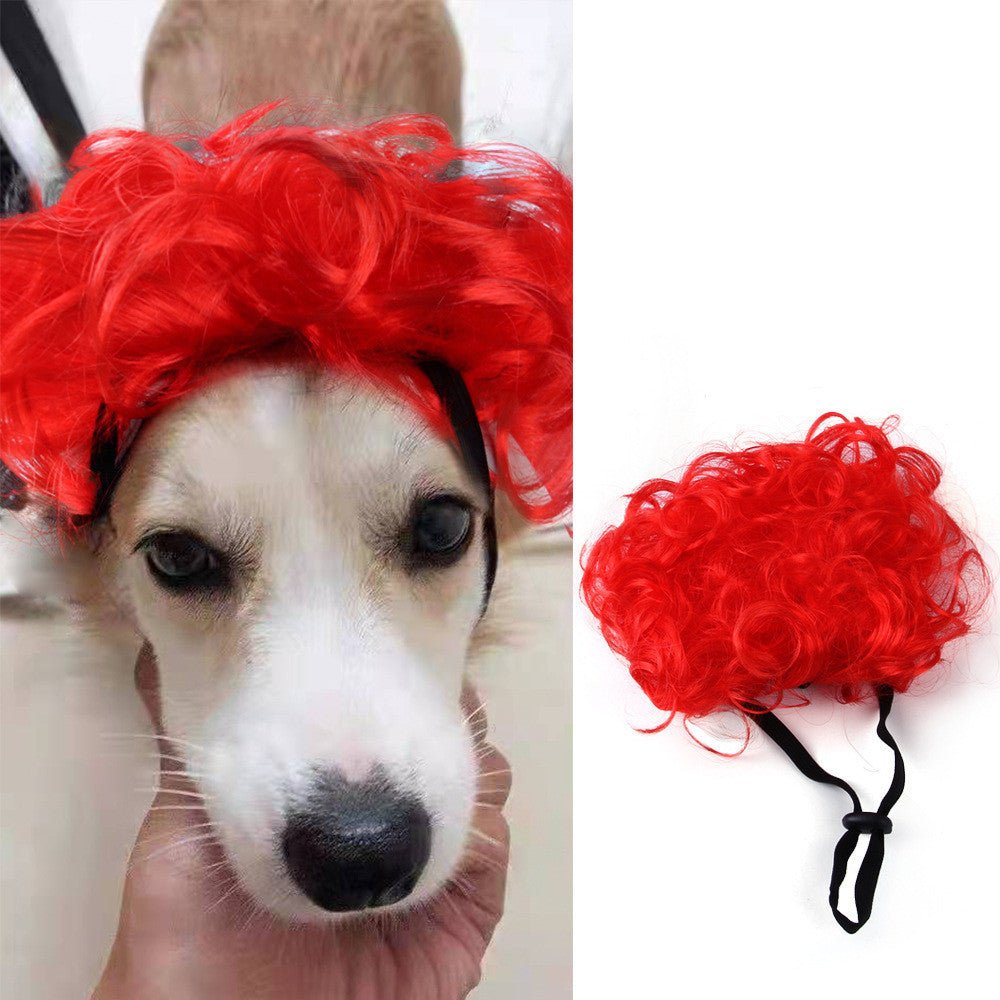 Halloween Christmas Wig Pet Hair Accessories - 0 - Scribble Snacks