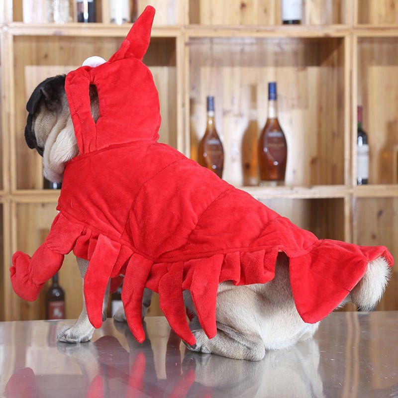 Halloween clothes red Aussie dragon pet clothes - 0 - Scribble Snacks