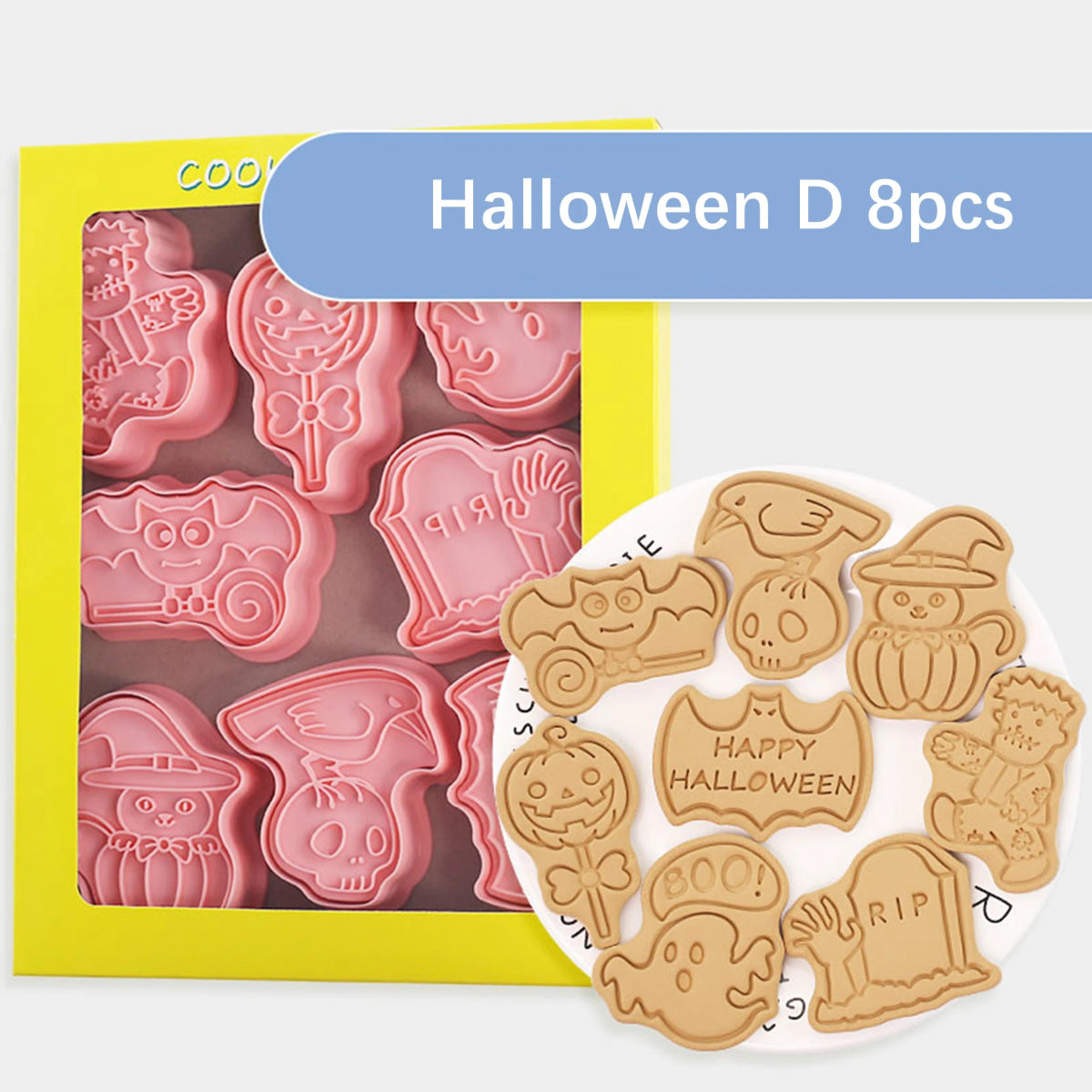 Halloween Cookie Cutters Set - Halloween - DIY Crafts & Scrapbooking - Scribble Snacks