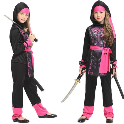 Halloween Cosplay Costume Children's Samurai Costume - 0 - Scribble Snacks