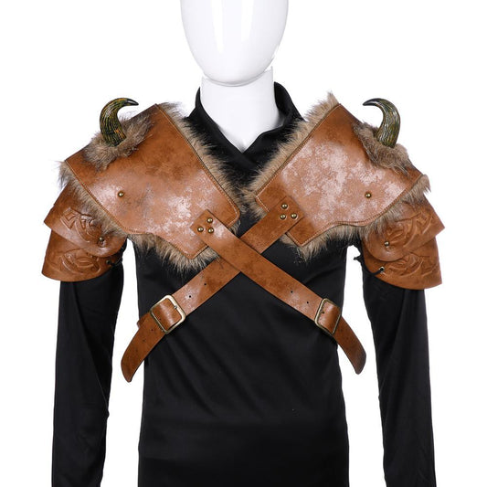 Halloween Cosplay Costume Men's Medieval Viking Armor Shoulder - 0 - Scribble Snacks