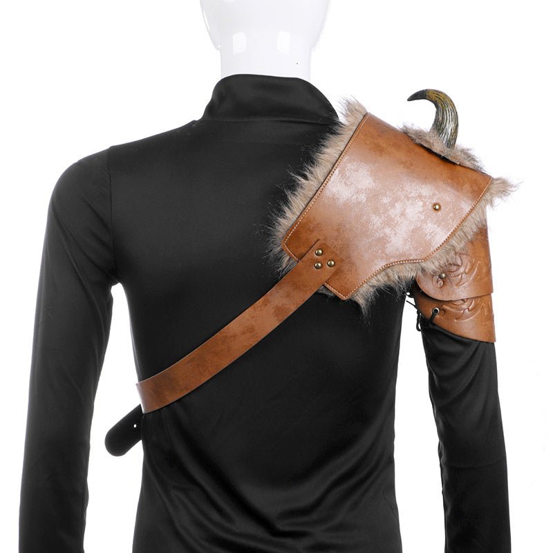 Halloween Cosplay Costume Men's Medieval Viking Armor Shoulder - 0 - Scribble Snacks