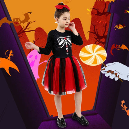 Halloween Costume Child Costume Cosplay Performance Costume Halloween Dress - 0 - Scribble Snacks