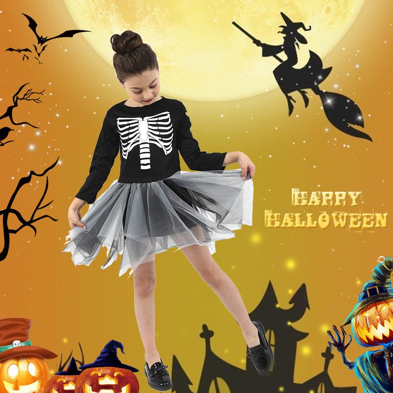 Halloween Costume Child Costume Cosplay Performance Costume Halloween Dress - 0 - Scribble Snacks