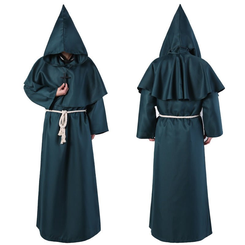 Halloween Costume Medieval Friar Wizard Costume - 0 - Scribble Snacks