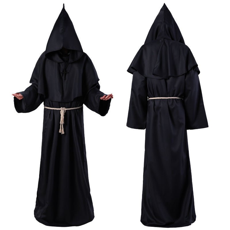 Halloween Costume Medieval Friar Wizard Costume - 0 - Scribble Snacks