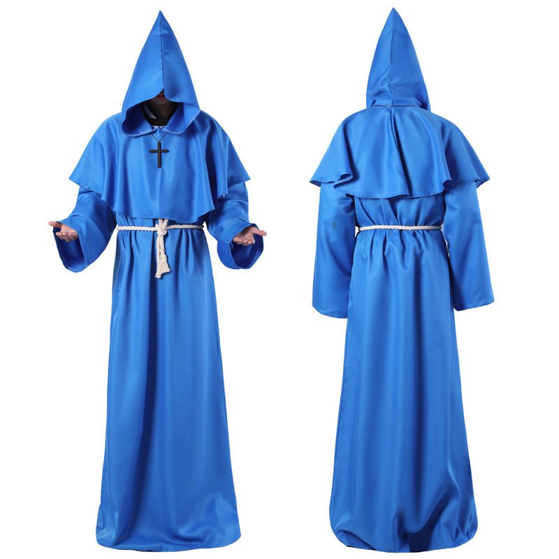 Halloween Costume Medieval Friar Wizard Costume - 0 - Scribble Snacks