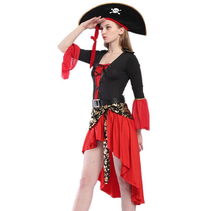 Halloween costume new female pirate costume - 0 - Scribble Snacks