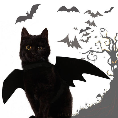 Halloween Costume Pet Bat Wing Pet Cosplay Prop Halloween Clothes Cat Dog Costume Pets Products - 0 - Scribble Snacks