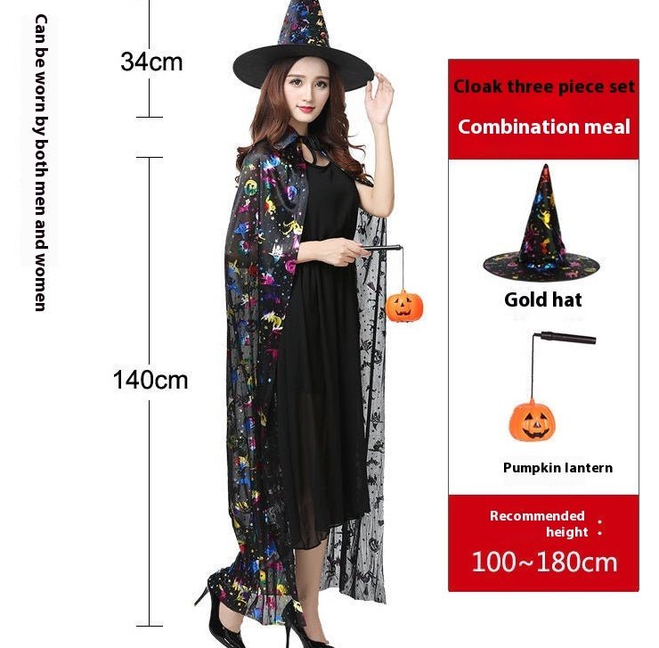 Halloween costume woman magic witch party dress - 0 - Scribble Snacks