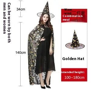 Halloween costume woman magic witch party dress - 0 - Scribble Snacks