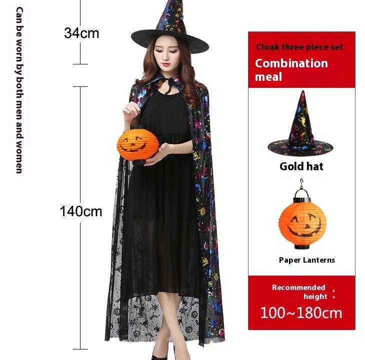 Halloween costume woman magic witch party dress - 0 - Scribble Snacks