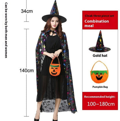 Halloween costume woman magic witch party dress - 0 - Scribble Snacks