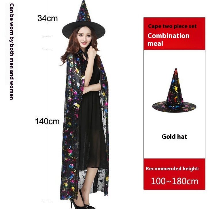 Halloween costume woman magic witch party dress - 0 - Scribble Snacks