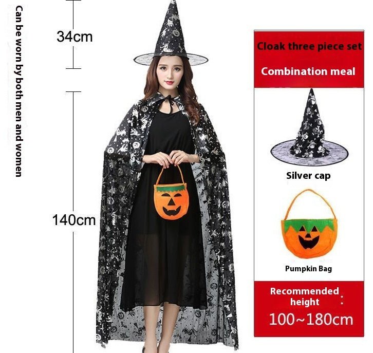 Halloween costume woman magic witch party dress - 0 - Scribble Snacks