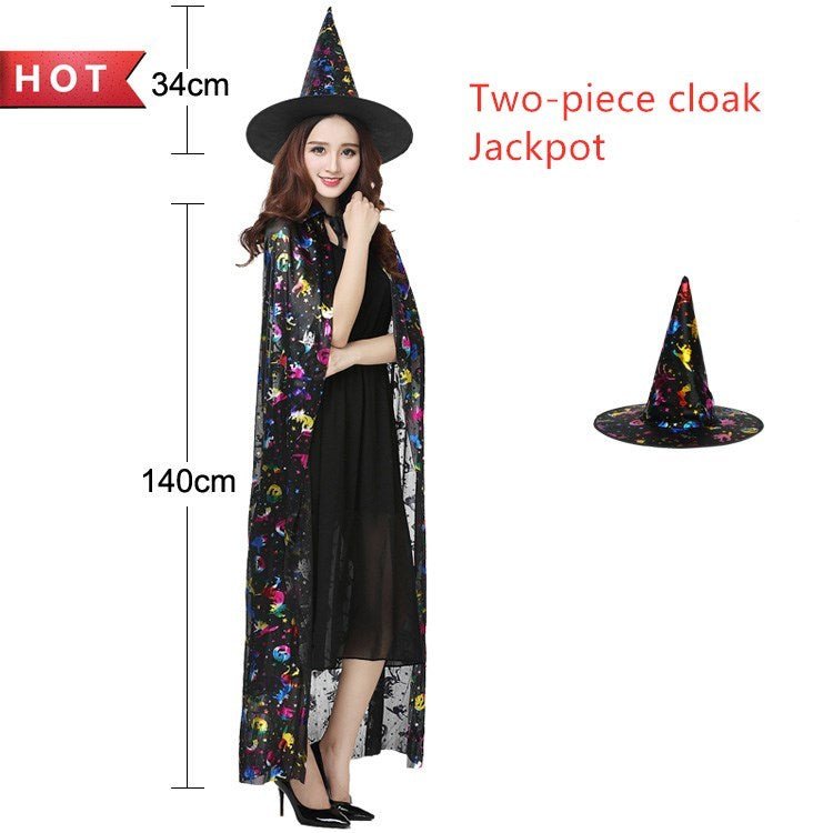 Halloween costume woman magic witch party dress - 0 - Scribble Snacks