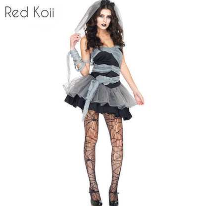 Halloween Costume Zombie Bride Cosplay Suit - 0 - Scribble Snacks