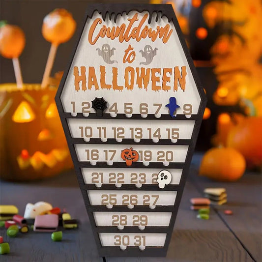 Halloween Countdown Calendar Ornaments Decoration - 0 - Scribble Snacks