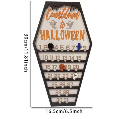 Halloween Countdown Calendar Ornaments Decoration - 0 - Scribble Snacks