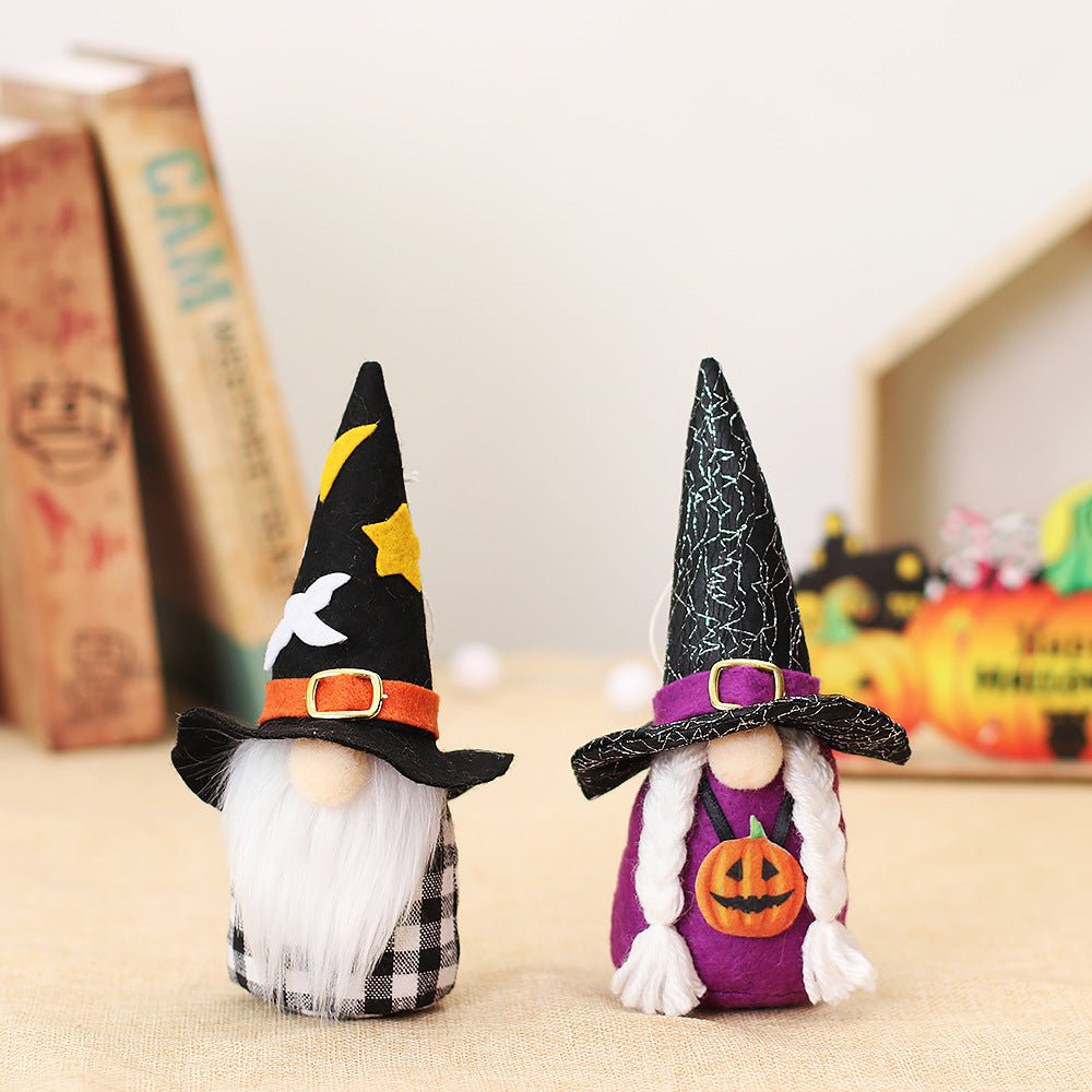 Halloween Creative Cute Pointed Hat Goblin Doll - 0 - Scribble Snacks