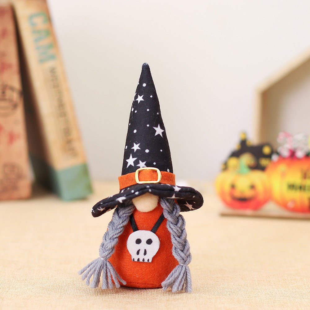 Halloween Creative Cute Pointed Hat Goblin Doll - 0 - Scribble Snacks