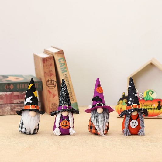 Halloween Creative Cute Pointed Hat Goblin Doll - 0 - Scribble Snacks