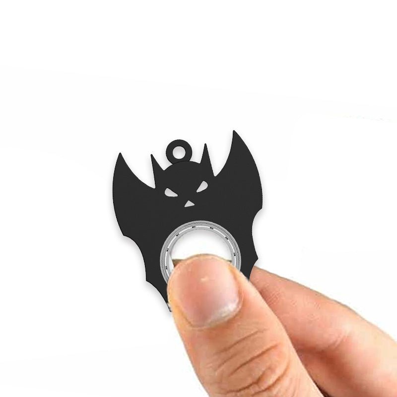 Halloween Creative Fidget Spinner Toy Bat Demon Ghost Keychain Hand Spinner Anti - Anxiety Toy Relieves Stress Bottle Opener Kids Toy - 4 - Scribble Snacks