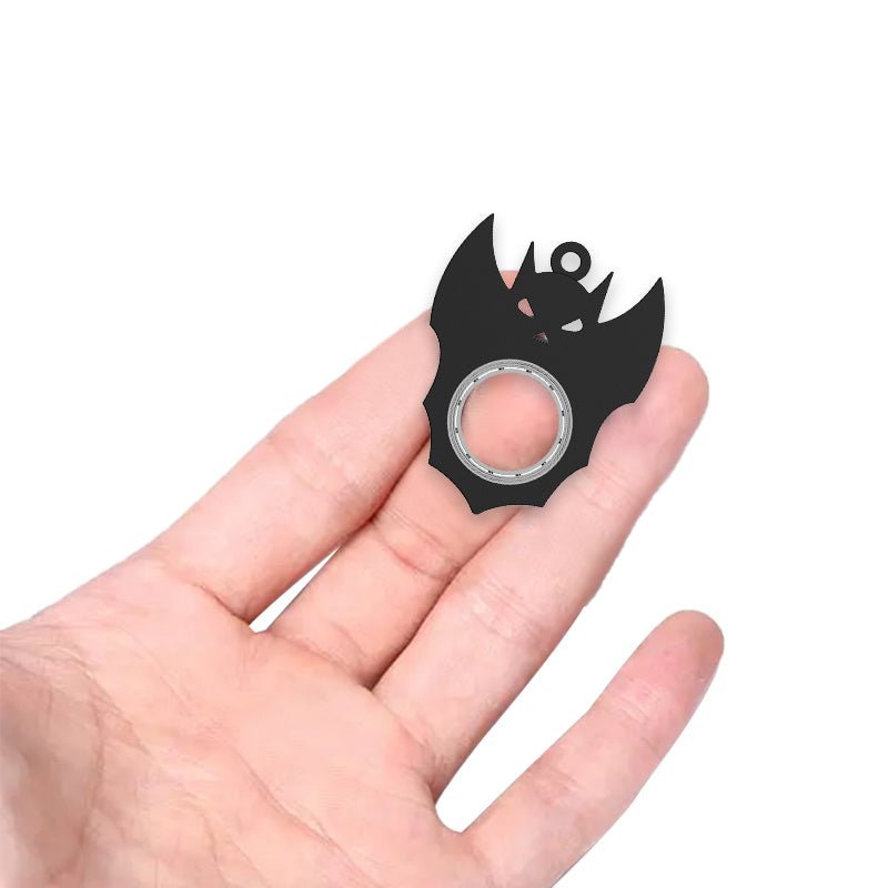 Halloween Creative Fidget Spinner Toy Bat Demon Ghost Keychain Hand Spinner Anti - Anxiety Toy Relieves Stress Bottle Opener Kids Toy - 4 - Scribble Snacks