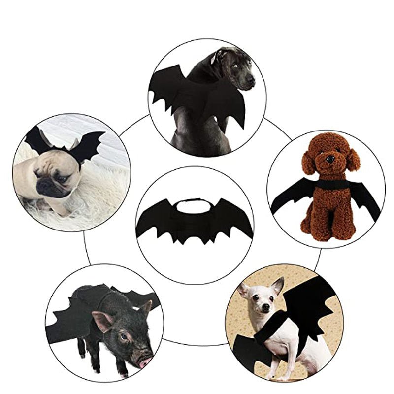 Halloween Creative Halloween Pet Cat Small Dogs Bat Wings Halloween Cat Wings Accessories Halloween Decorations Pet Supplies - 4 - Scribble Snacks