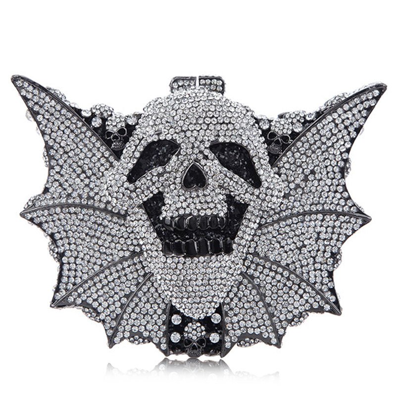 Halloween Crystal Women's Bag Skull Bat - 0 - Scribble Snacks